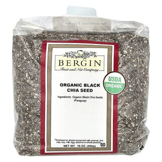 Bergin Fruit and Nut Company, Semi di chia nera biologici, 454 g