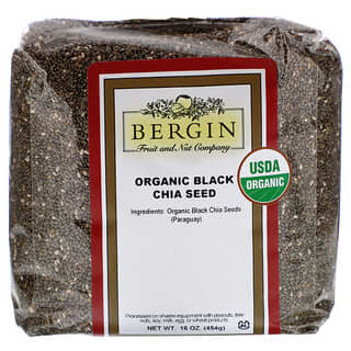 Bergin Fruit and Nut Company, Semilla orgánica de chia negro de 454 g