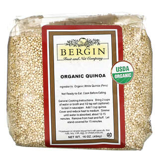Bergin Fruit and Nut Company, Quinua orgánica, 454 g (16 oz)