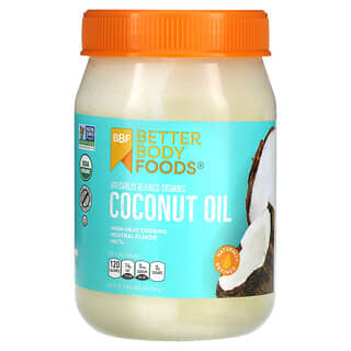 BetterBody Foods, Naturally Refined Organic Coconut Oil, 15.5 fl oz (458 ml)
