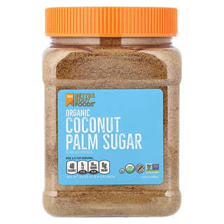 BetterBody Foods, Organik Hindistan Cevizi ve Palmiye Şekeri, 680 g (1 lb 8 oz)