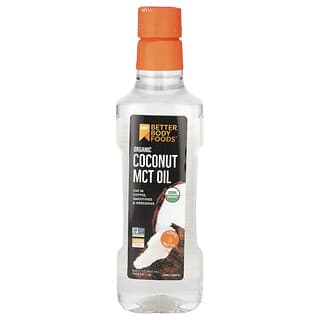 BetterBody Foods, органічна кокосова олія з MCT, 500 мл (16,9 рідк. унції)