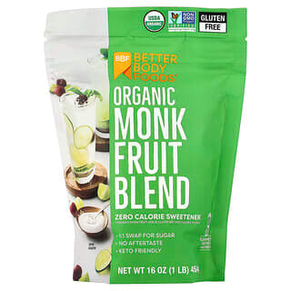 BetterBody Foods, Organic Monk Fruit Blend, 16 oz (454 g)