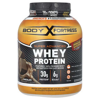 Body Fortress, Proteína Whey Super Advanced, Chocolate, 1.769 g (3,9 lb)