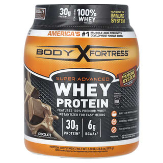 Body Fortress, Protéines de lactosérum super avancées, Chocolat, 810 g