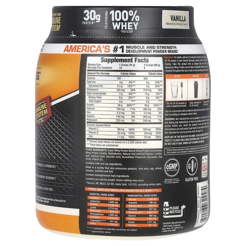Super Advanced Whey Protein, Chocolate Peanut Butter, 1.78 lb (810 g)