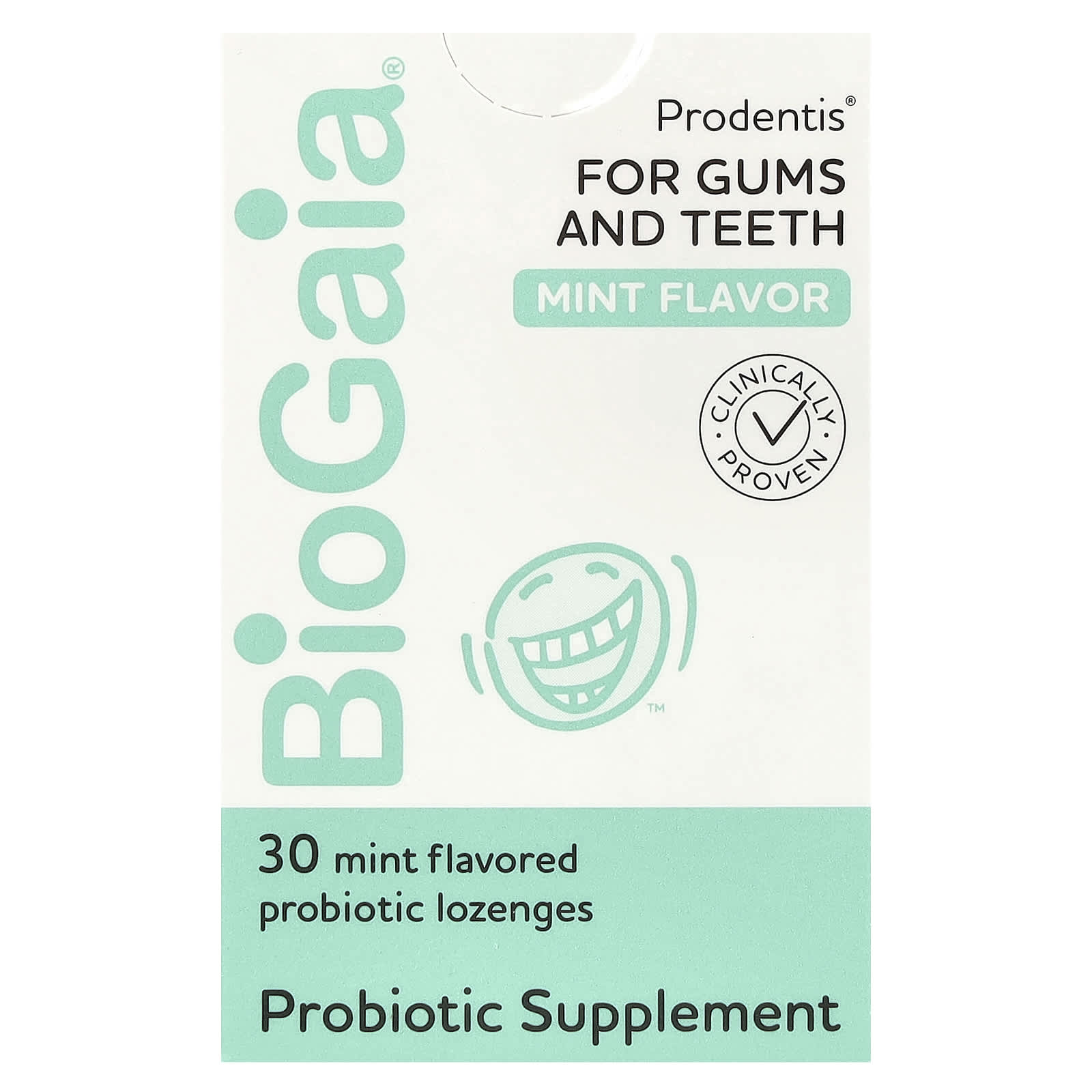 Prodentis For Gums And Teeth、ミント、プロバイオティクスロゼンジ30粒