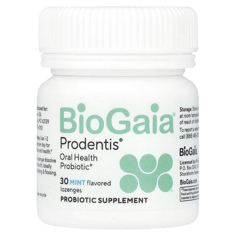 BioGaia Prodentis 30包 Prodentis pentru gingii si dinti, menta, 30 pastile probiotice