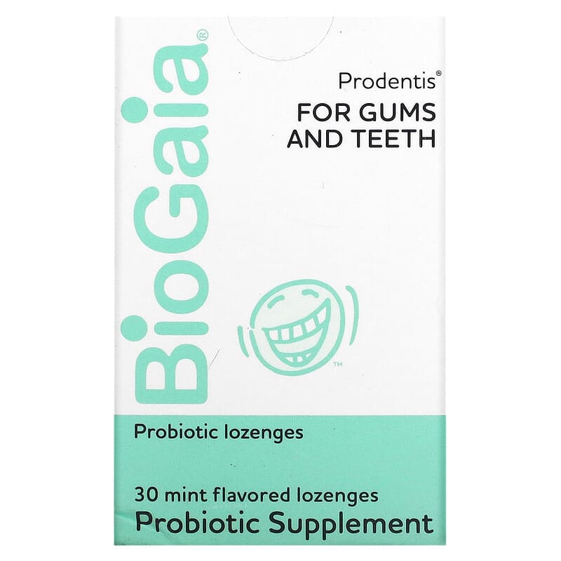 Prodentis（プロデンティス）For Gums And Teeth、ミント、トローチ30粒