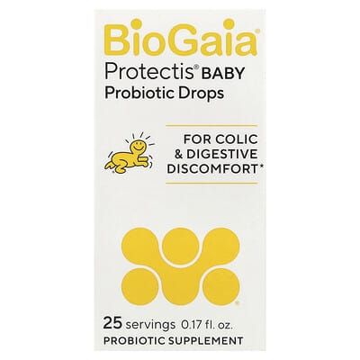 BioGaia, Protectis&reg; Baby, Probiotic Drops, 100 Million CFU, 0.17 fl oz (5 ml)
