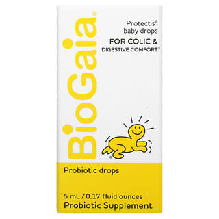 BioGaia, ProTectis 嬰兒滴劑，用於腹絞痛和幫助消化，0.17 液量盎司（5 毫升）
