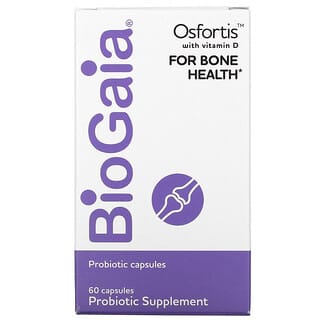 BioGaia, Osfortis com Vitamina D, 60 Cápsulas