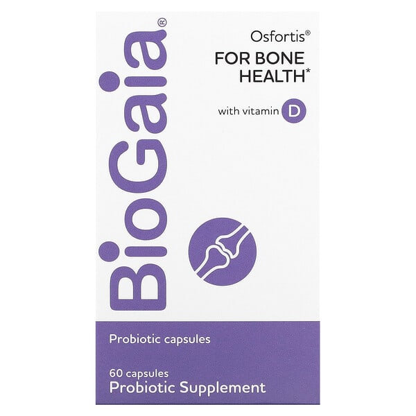 BioGaia, Osfortis with Vitamin D, 60 Capsules