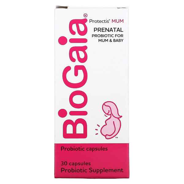 BioGaia, Protectis MUM, Prenatal Probiotic, pränatales Probiotikum, 30 Kapseln