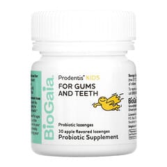 BioGaia, Kids, Prodentis For Gums And Teeth, Apple, 30 Lozenges