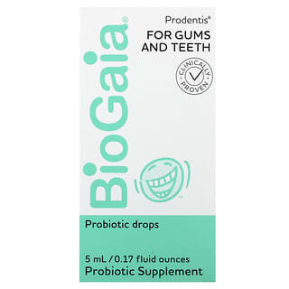 BioGaia, Prodentis, Probiotic Drops, For Gums and Teeth, 0.17 fl oz (5 ml)