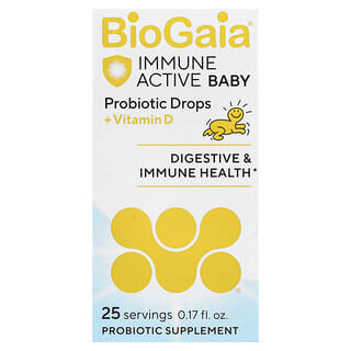 BioGaia, Protectis Baby, Gotas probióticas con actividad inmunitaria, De 0 a 36 meses, 5 ml (0,17 oz. líq.)