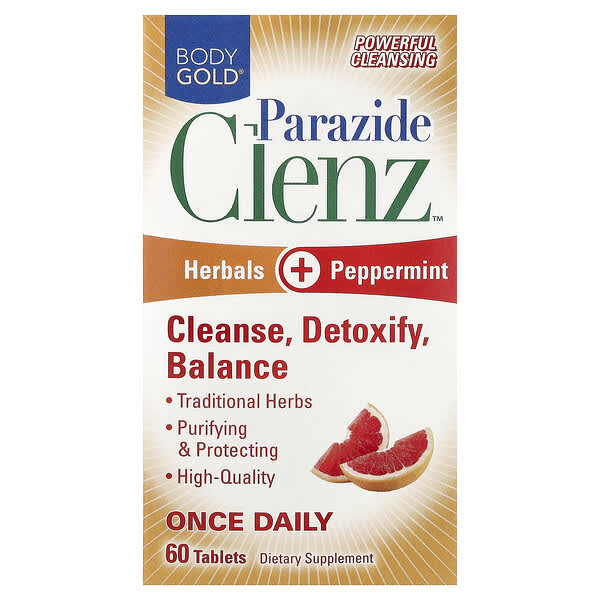 بادي جولد‏, Parazide Clenz™ ، 60 قرصًا