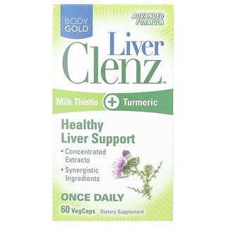 BodyGold, Liver Clenz, 60 растительных капсул