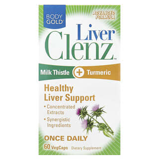 بادي جولد‏, Liver Clenz ، 60 كبسولة نباتية