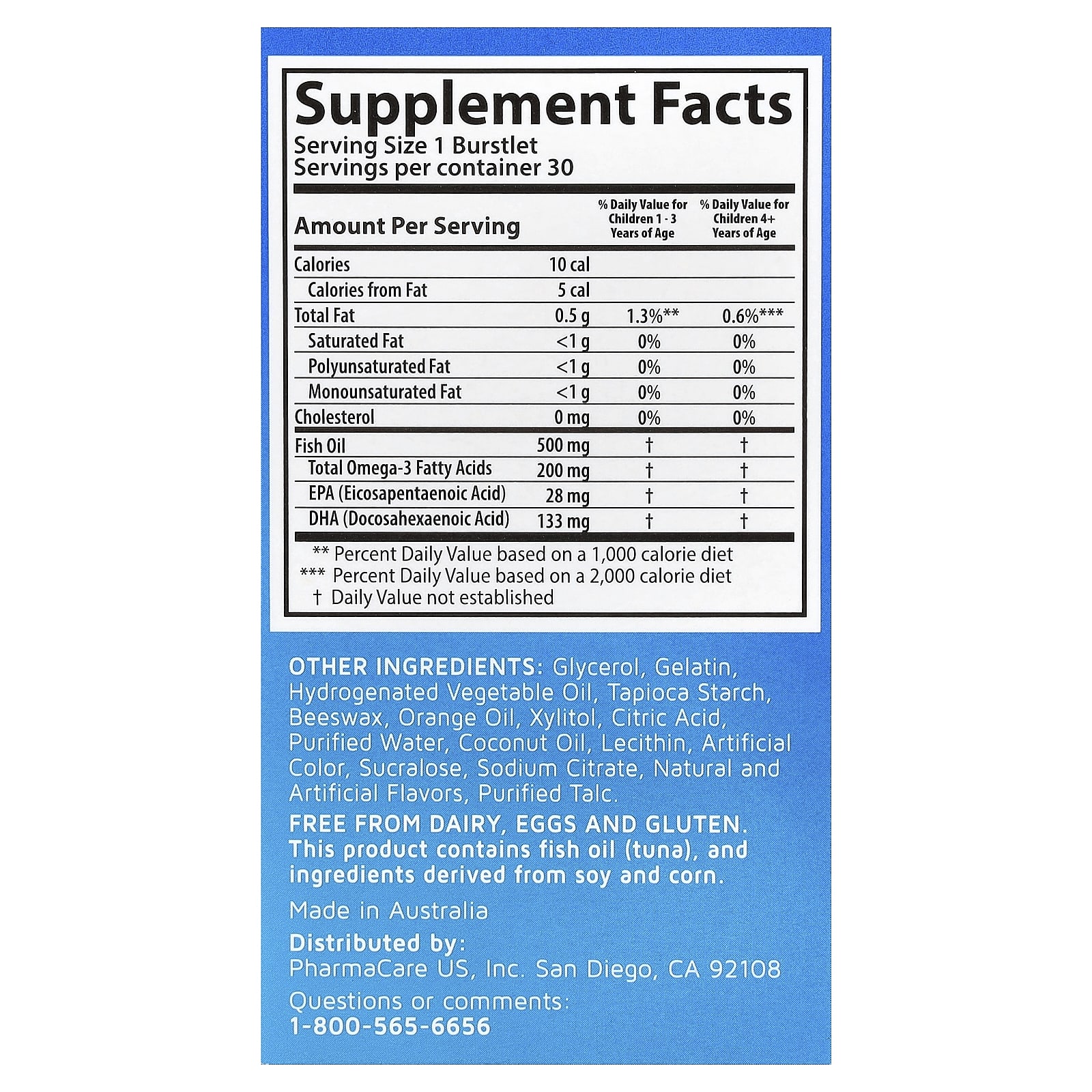 Kids Smart, Kids Smart®，Hi DHA-Omega 3 魚油，水果味，30 粒咀嚼軟膠囊