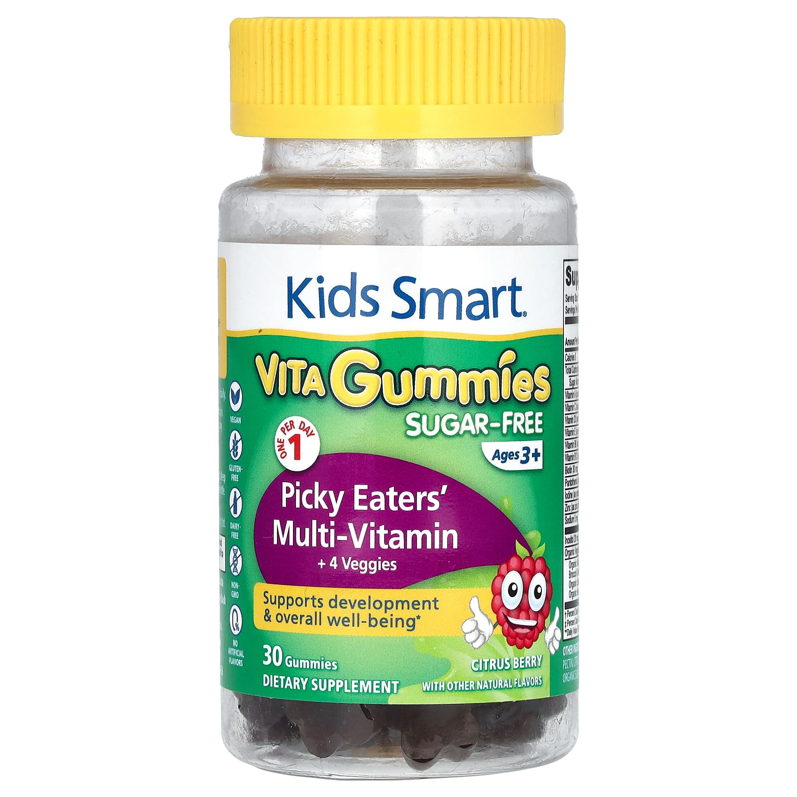 Bioglan, Kids Smart Vita Gummies, Picky Eaters' Multi-Vitamin + 4 ...