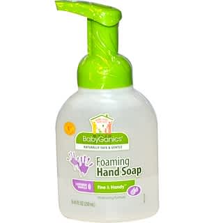 Babyganics, Fine & Handy, Foaming Hand Soap, Lavender Vanilla, 8.45 fl oz (250 ml)