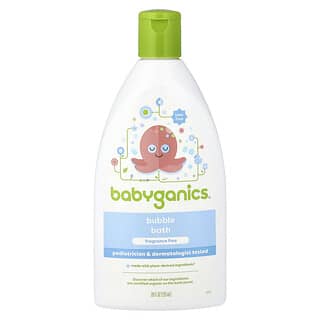 Babyganics, Köpük Banyosu, Kokusuz, 20 fl oz (591 ml)