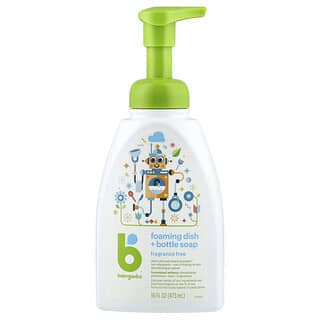 Babyganics, Foaming Dish + Bottle Soap, Fragrance Free, 16 fl oz (473 ml)