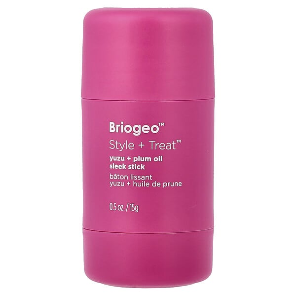 Briogeo, 스타일 + Treat™, 유자 + 플럼 오일 슬릭 스틱, 15g(0.5oz)