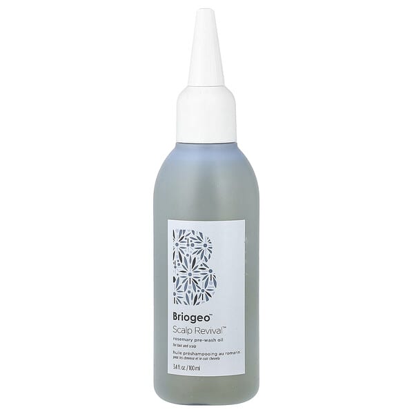Briogeo, Scalp Reival™, 로즈메리 프리-워시 오일, 모발 및 두피용, 100ml(3.4fl oz)