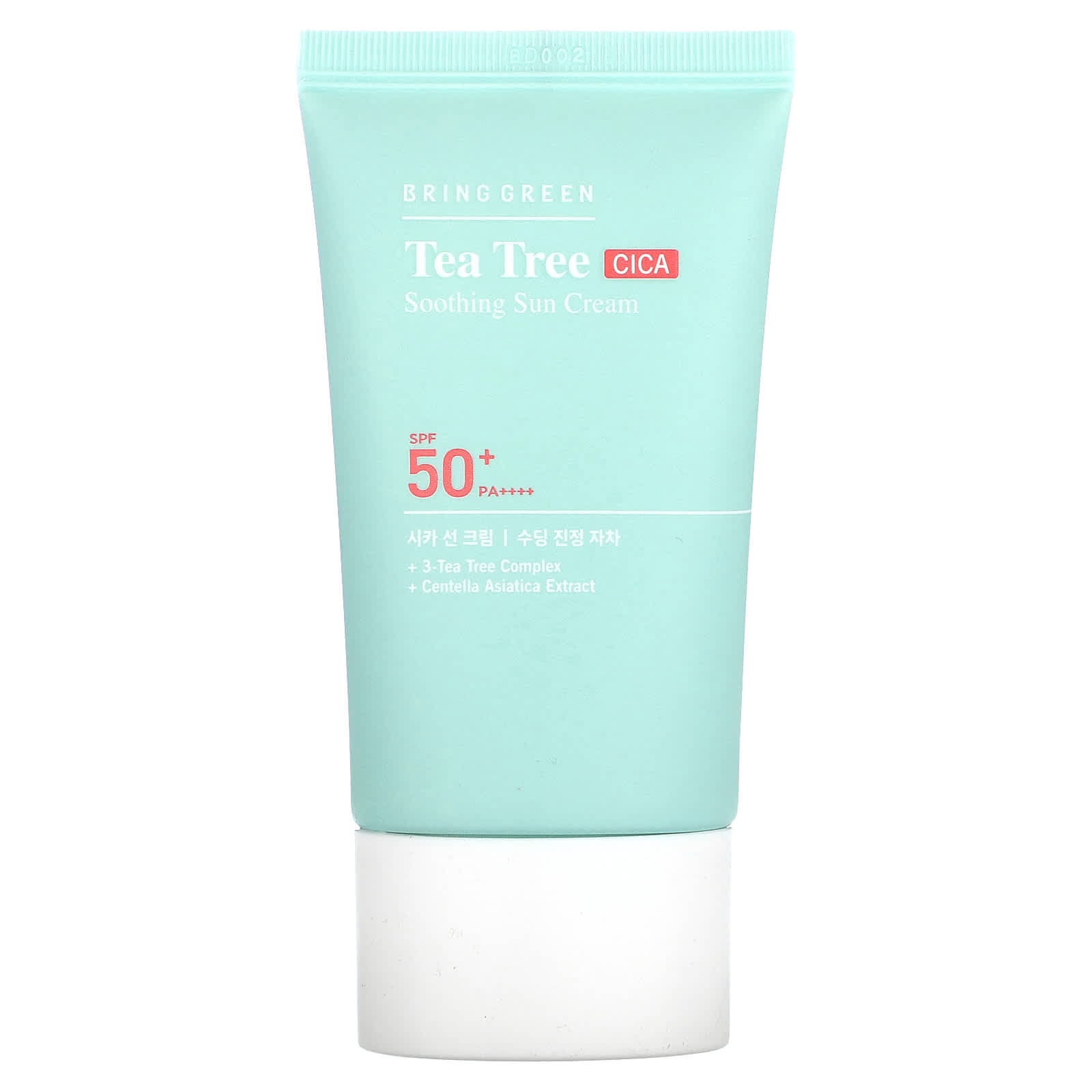 Bringgreen, Tea Tree CICA Soothing Sun Cream, SPF 50+ PA++++, 1.69 fl oz (50 ml) Image 2