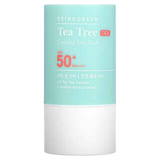 Bringgreen, Охлаждающий солнцезащитный стик Tea Tree CICA, SPF 50+ PA ++++, 22 г (0,77 унции)