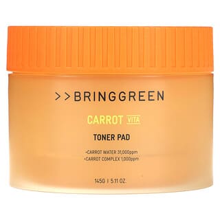 Bringgreen, Carrot Vita Toner Pad, 5.11 oz (145 g)