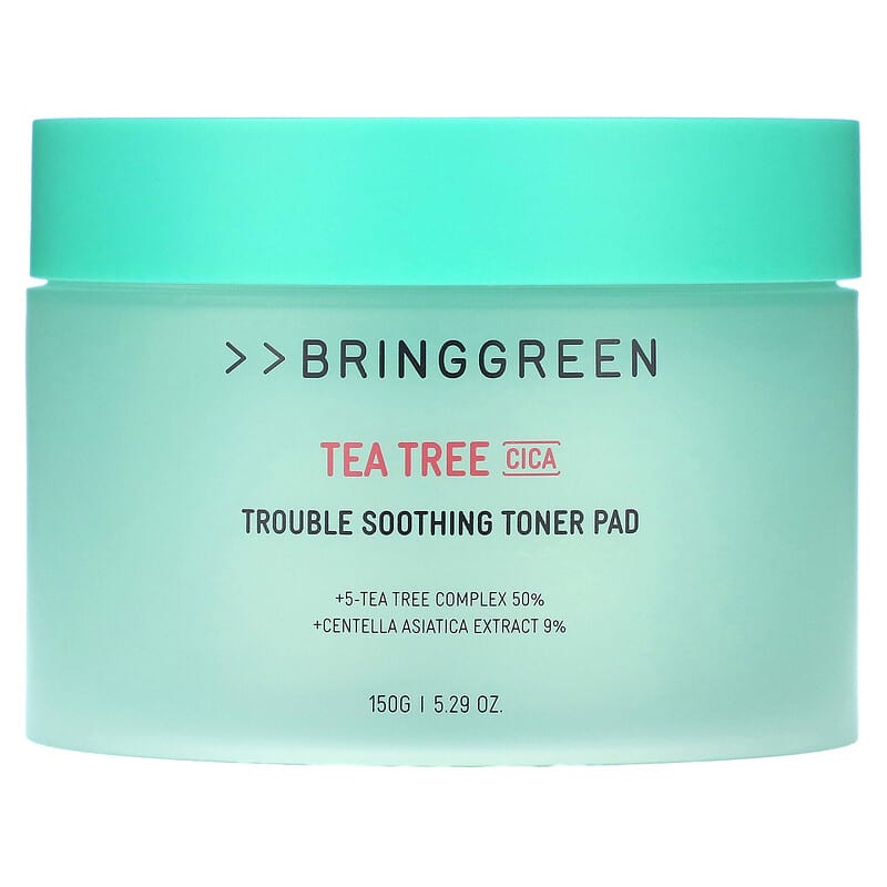 パック・フェイスマスク orara Green Tea Calming Peeling TonerPad Amazon.com : BRING GREEN Tea Tree CICA Soothing Toner PAD
