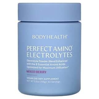 BodyHealth, Perfect Amino Electrolytes, Bayas mixtas, 156 g (5,5 oz)
