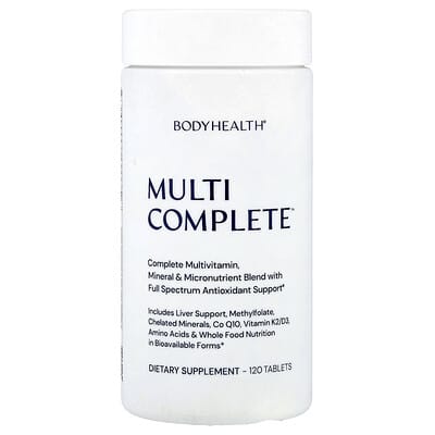 BodyHealth, Multi Complete™ Nutritional Tablets, 120 Tablets
