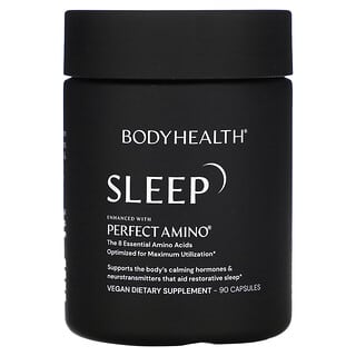 BodyHealth, Sleep, улучшенный с помощью Perfect Amino, 90 капсул