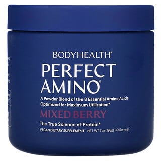 BodyHealth, Perfect Amino，混合漿果味，7 盎司（198 克）
