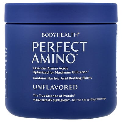 BodyHealth, Perfect Amino™, Unflavoured, 5.61 oz (159 g)
