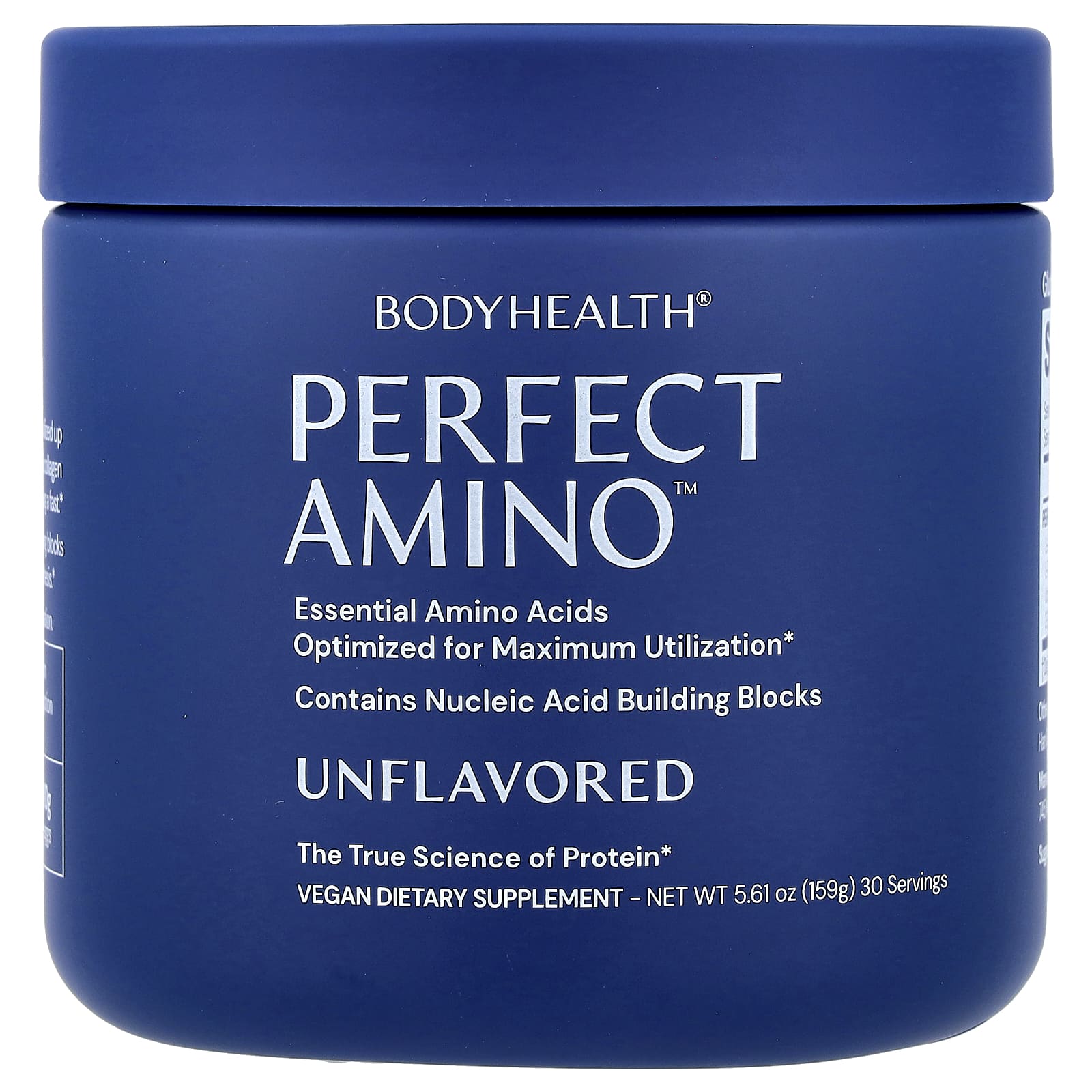 BodyHealth, Perfect Amino ™, без добавок, 159 г (5,61 унции)