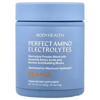 BodyHealth, Perfect Amino® Electrolytes, Orange, 5.7 oz (162 g)