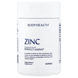 BodyHealth, Zinc, 30 Capsules