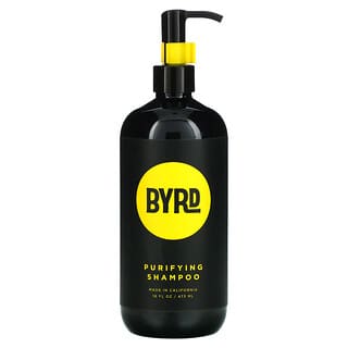 Byrd Hairdo Products, Purifying Shampoo, All Hair Types, Salty Coconut, 16 fl oz (473 ml)