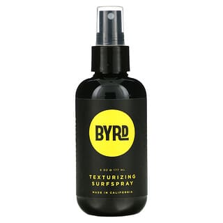 Byrd Hairdo Products, Spray de Superfície Texturizante, Coco Salgado, 177 ml (6 oz)
