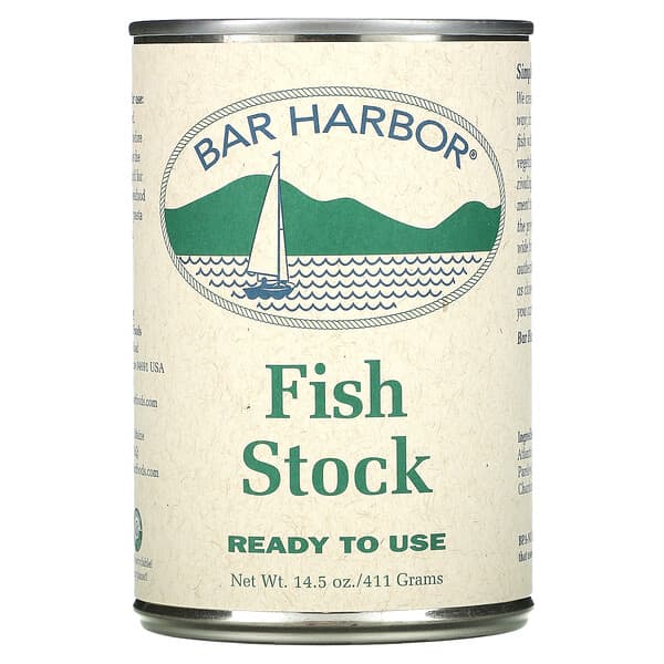 Bar Harbor‏, Fish Stock, 14.5 oz (411 g)