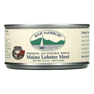 Bar Harbor, Premium, All Natural Whole Maine Lobster Meat, 6.5 oz (184 g)