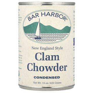 Bar Harbor, Чаудер із молюсків у новоанглійському стилі, згущений, 15 унцій (425 г)
