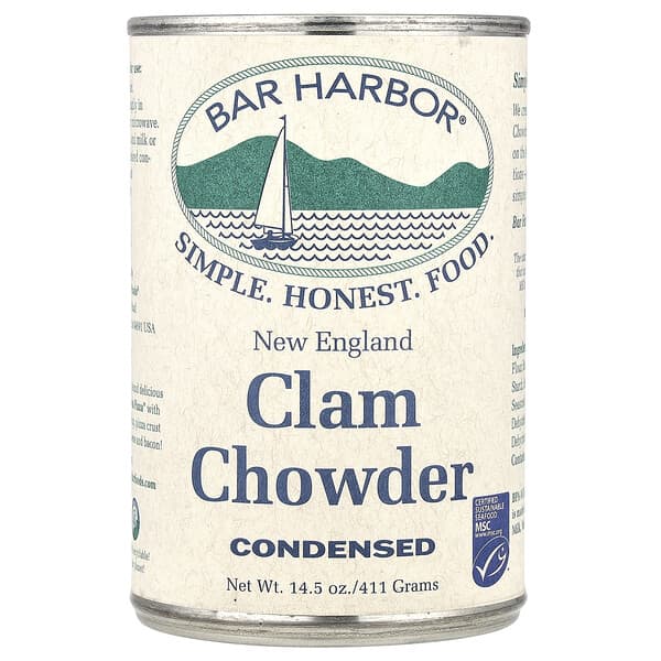 Bar Harbor, Σούπα με αχιβάδες Νέας Αγγλίας, συμπυκνωμένη, 411 γρ.