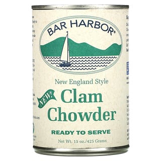 Bar Harbor, Sopa de Moluscos Estilo da Nova Inglaterra, 425 g (15 oz)